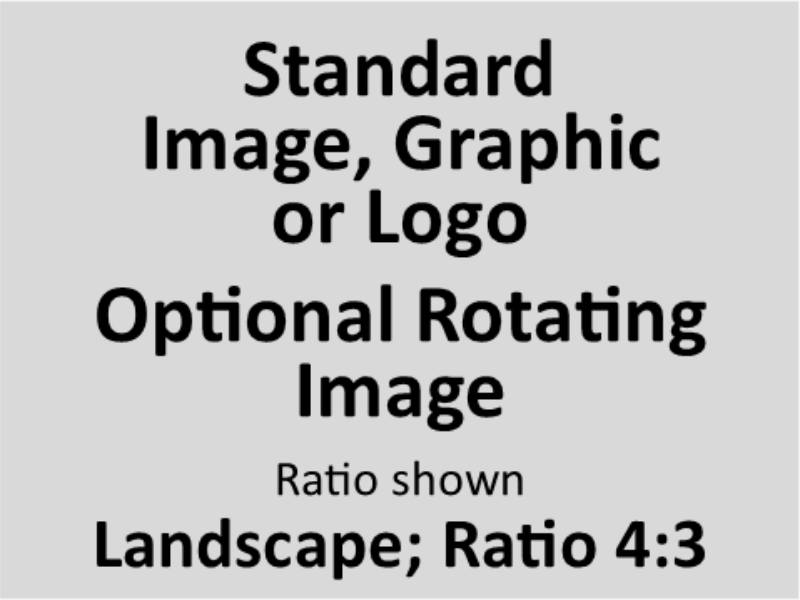 This image/graphic is an example of how a feature appears with mixed ratios.  This was uploaded as a Portrait ratio (3:4), the other images/graphics were uploaded with a Horizontal ratio (4:3).
Uploaded with a Portrait ratio (3:4)